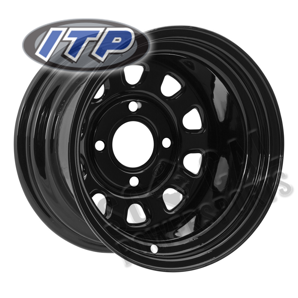 1997-2000 ITP Steel Wheel 10x8 4//137 Silver 3+5 Kawasaki KAF 620 Mule 2510 4X4
