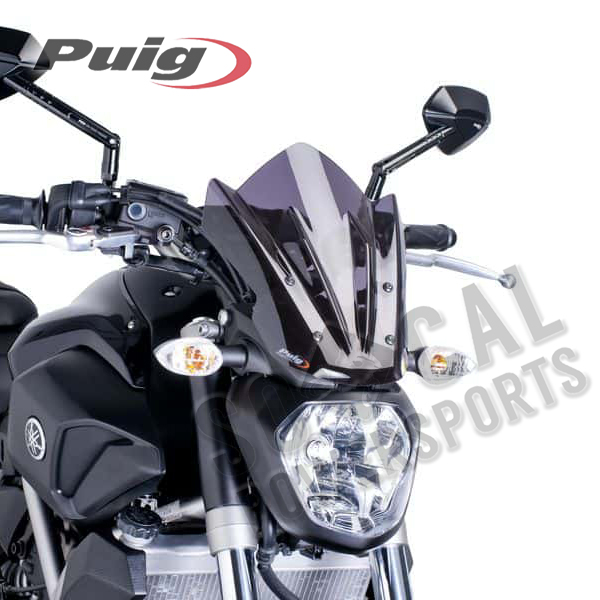C//Dark Smoke Puig Windshield New GEN Sport Yamaha MT-07 18