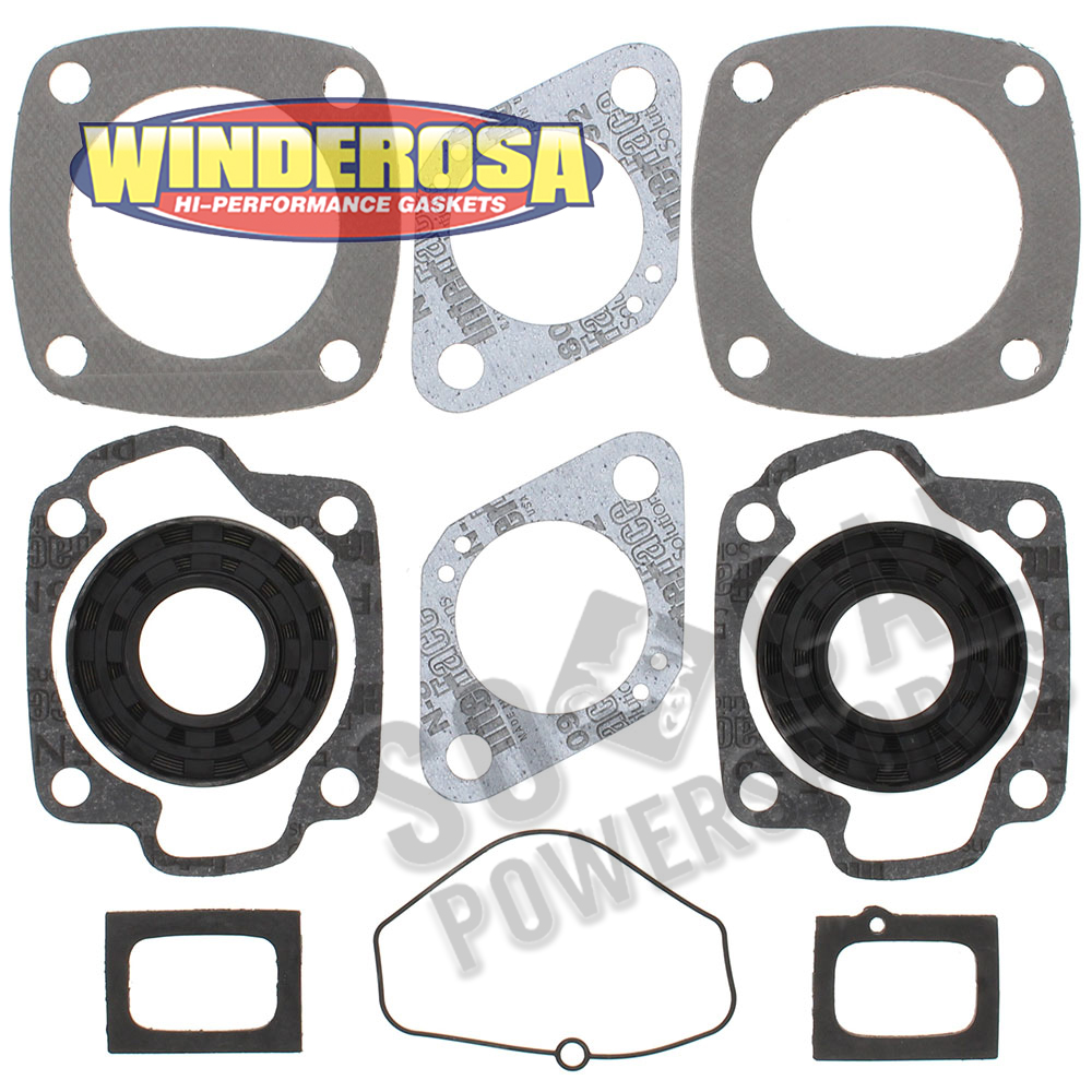 Complete Gasket Kit with Oil Seals For Ski-Doo Olympique 340 340 E 1973-1975
